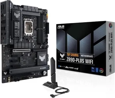 Obrázek produktu pro Základní deska ASUS TUF GAMING Z890-PLUS WIFI, DDR5, integrované WiFi, ATX, patice LGA1851