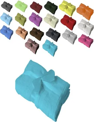 Produktbild von 4 x Badvorleger 700 g/m² 50 x 80 cm Türkis