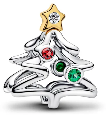 Produktbild von PANDORA Charm Weihnachtsbaum 764248C01 Anhänger Silber Schmuck