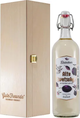 Produktbild von Raunikar Alte Zwetschge Obstbrand mit Geschenk-HK