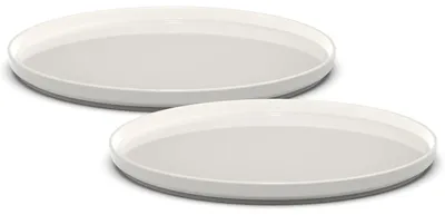 2 Beilagenteller aus Porzellan, 20 cm, spülmaschinenfest