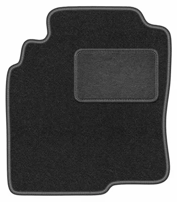 Produktbild von Fahrermatte Velours für Nissan Almera Tino 2000-2006 (Minivan) – 1-tlg, Graphit, passgenau – Wielganizator LUX