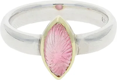 Produktbild von JuwelmaLux Ring 925/000 Sterling Silber und 585/000 Gold mit Turmalin JL30-07-2487 59