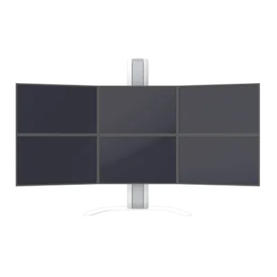 Produktbild von SMS MM051009-P0 Monitorschiene für Flachbildschirm - Weiß - Bildschirmgröße: 55,9 cm (22 Zoll) - max. 15 kg Traglast - 75 x 75, 100 x 100 - VESA-Wandhalterungsnorm - Aluminium