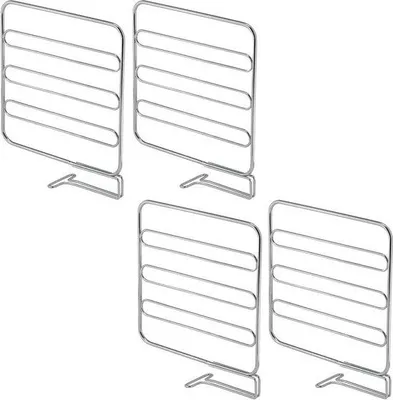 Produktbild von Famanu Schrankteiler Metall - Ohne Bohren - Schwarz - Set von 8
