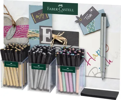 Produktbild von FABER-CASTELL Tuschestift PITT artist pen im Köcher 90 Stifte