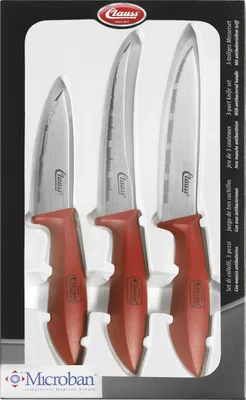 Produktbild von Clauss Messer Set 3 tlg Universalmesser Gemüsemesser Schälmesser