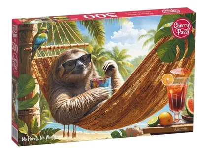 Productafbeelding van Puzzel 500 stukjes, CherryPazzi, "No Hurry No Worries", modelnummer 20302