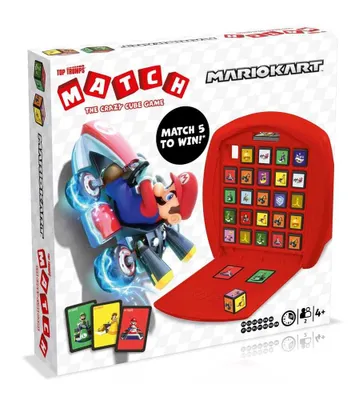 Image de Top Trumps Match - Mario Kart jeu de dés jeu de société jeu d'enfant