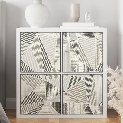 Produktbild von M?belaufkleber – Lumaléa – Geometrisches Muster – MATT-Kleber – 1 Aufkleber – 30 x 30 cm