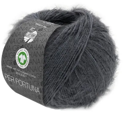 Produktbild von Lana Grossa - Per Fortuna GOTS 0060 dunkelgrau