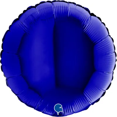 Produktbild von 18"/Ø46cm Folienballon Uni | Royalblau