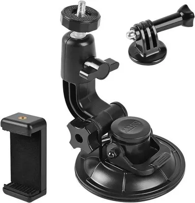 Immagine prodotto di Robusto supporto da auto per fotocamera, 9 cm, resistente, per cruscotto e parabrezza