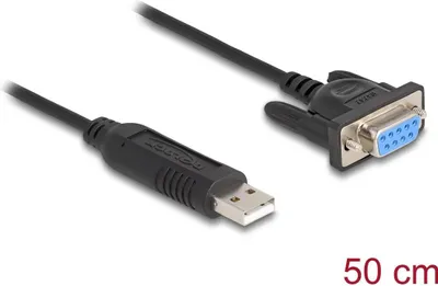 Obrázek produktu pro DeLOCK 67381, 0,5 m, USB A, USB 2.0, Černá