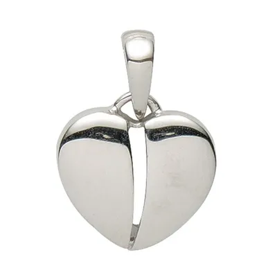 Produktbild von Basic Silber 21.0024S Damen Anhänger Herz Silber