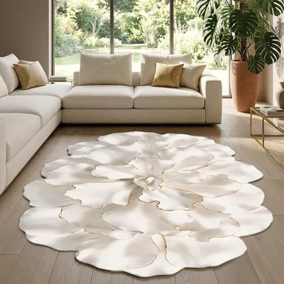 Obrázok produktu pre Conceptum Hypnose, kvalitný koberec, 120x180 cm, 100% polyester, protišmykový, biela farba