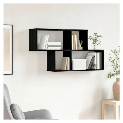 Produktbild von Wandregal Schwarze Eiche 100x25x53 cm MDF