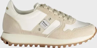 Produktbild von Beiger Damen-Sportschuh mit Schnürung und kontrastierenden Details