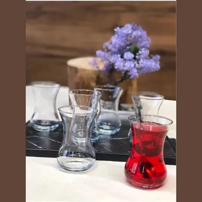 Immagine prodotto di LAV Demet Set di bicchieri da tè da 6 pezzi - resistenti al calore, eleganti e adatti all'uso quotidiano