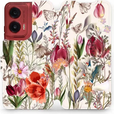 Produktbild von Handyhülle mit klappe für Motorola Moto G35 5G, Mobiwear Book, Blumenstrauß