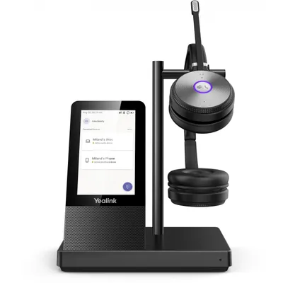 Image de Yealink WH66 Dual X UC - Für Microsoft Teams - Headset - ohrumschließend - DECT - kabellos