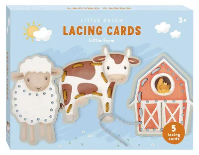 Produktbild von Little Dutch Steckkarten-Set „Kleiner Bauernhof“.
