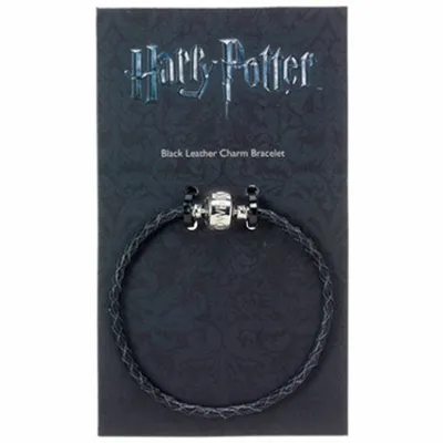 Obrázek produktu pro Kožený náramek Harry Potter 18 cm černý