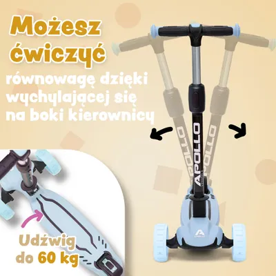 Zdjęcie produktu dla Apollo KidsPro 4 Hulajnoga Składana, Hulajnoga dla Dzieci