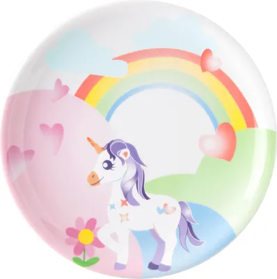 Immagine prodotto di SELTMANN Compact Teller flach, Höhe: 25 mm, ø: 255 mm, Mein kleines Einhorn