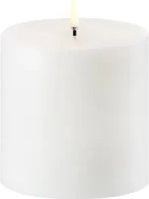 Produktbild von Piffany Copenhagen - Uyuni Lighting LED Pillar Kerze "Nordic White"