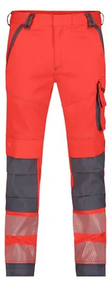 Produktbild von Dassy Warnschutz Bundhose ARUBA PESCOSPA76 201063 STANDARD Gr. 42 neonrot/zementgrau