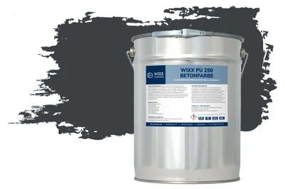 Produktbild von Wixx Polyurethan250 Betonfarbe Innen & Außen - RAL 7016 | Anthrazitgrau - 5L