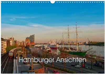 Produktbild von Hamburger Ansichten (Wandkalender 2027 DIN A3 quer), CALVENDO Monatskalender