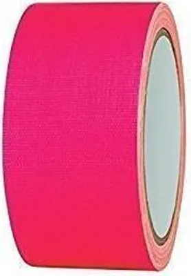Produktbild von Leuchtstarkes Gewebeband Neon Pink 50mm x 25m – 24 Rollen Set, vielseitiges Klebeband für Events & Dekoration