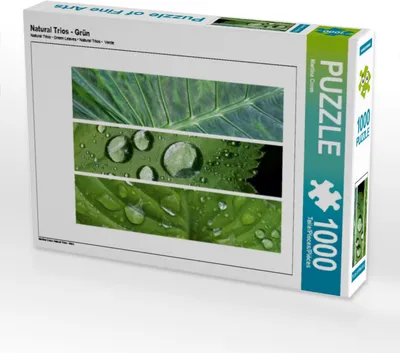 Produktbild von Calvendo Natural Trios - Grün 1000 Teile Puzzle hoch 480x640mm, Cross Martina; 7328604