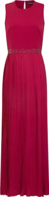 Productafbeelding van Little Mistress - Maxi-jurk voor dames, model LM1921 (maat 38), kleur: frambozenroze