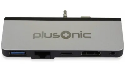 Image de PLUSONIC Adaptateur USB-C PSUC0165, 5en1