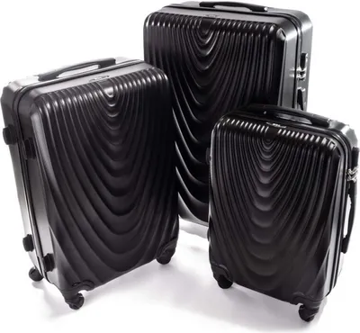Produktbild von Reisekoffer 663, Farbe: schwarzes Set
