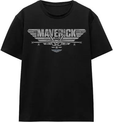 Immagine prodotto di Top Gun: Maverick - Maglietta "Aereo" per uomo/donna Unisex TV16936 (XXL) (Nero)