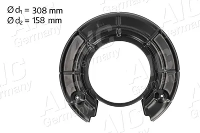 Produktbild von AIC Spritzblech Bremsscheibe für OPEL VECTRA B (36) Hinten Links Hinten Rechts 71337 Ankerblech