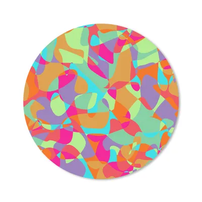 Produktbild von MuchoWow® Mauspad Mousepad Lavalampe - Regenbogen - Muster - Hippie 40x40 cm - Mousepads - Maus Mat - Pad - Mausunterlage - Schreibtisch Accessoires