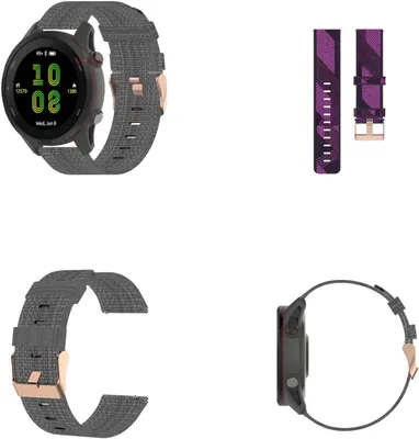 Immagine prodotto di Per Garmin Forerunner 255 Watch cinturino in nylon sostituzione banda braccio sport modello 7