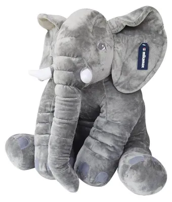 Produktbild von Plüschtier, Elefant - Grau - 60 cm
