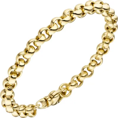 Produktbild von 6,1mm Erbsarmband Armband Armschmuck aus 585 Gold Gelbgold 19cm