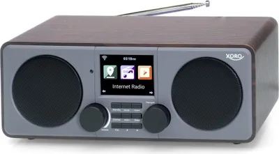 Produktbild von Xoro WLAN Internetradio, DAB 600 IR V2 (Stereo, DAB Plus, UKW, Wecker)