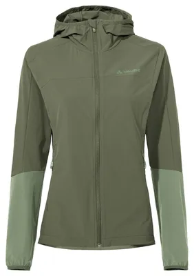 Produktbild von VAUDE Moab IV Softshelljacke für Damen – Winddichte Jacke mit Kapuze, wasserdicht und luftdurchlässig, aus Stretchmaterial – für Wandern und Radtouren – cedar wood, Größe: 36