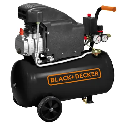 Zdjęcie produktu dla Black + Decker Sprężarka Olejowa 24L 1,5Km 8Bar