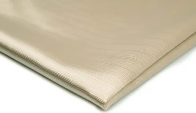 Obrázek produktu pro Satén v pruzích, dekorační tkanina, světle béžová 50 x 150 cm