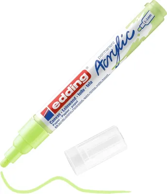 Image de Marqueur acrylique edding 5100 medium vert pastel Paquet de 10 pièces