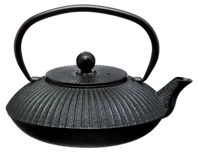 Produktbild von Schwarze Teekanne 0,8 l aus Gusseisen